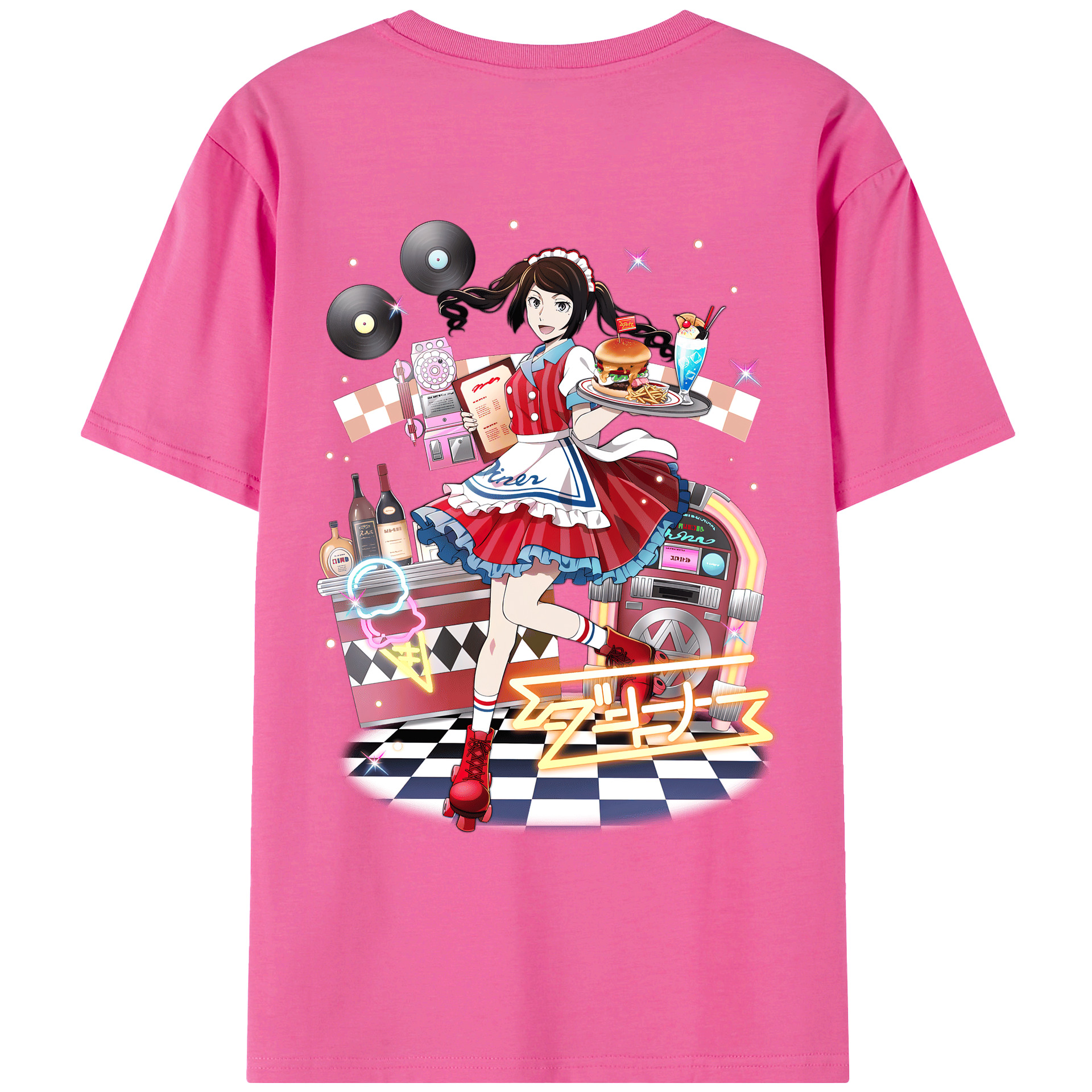 （画像用） 文豪ストレイドッグス Bungo Stray Dogs レディース半袖Tシャツ(バックプリント)